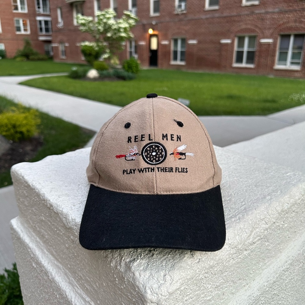 Vintage Funny Fly Fishing Snapback Hat